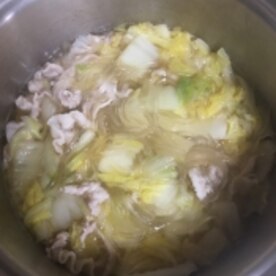 鍋に入れるだけ 豚バラと白菜ほんだし煮 レシピ 作り方 By Mi 22 Yr 楽天レシピ